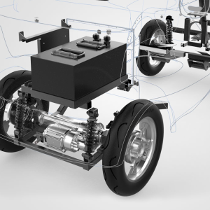 Transaxle for Micro Electric Vehicle