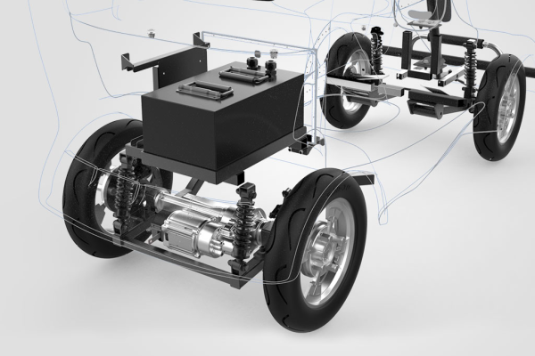 Transaxle for Micro Electric Vehicle